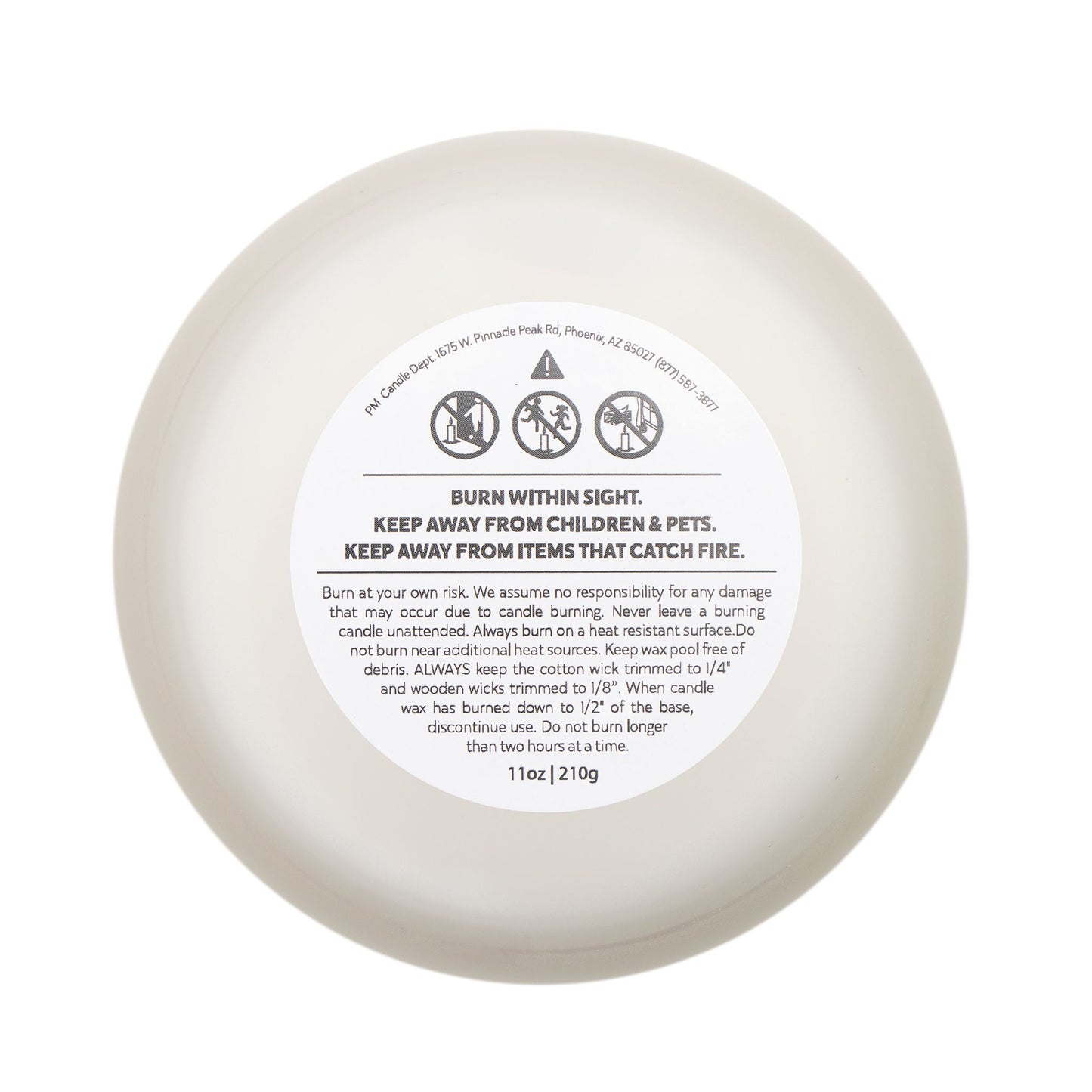 Peaceful Home Values Candle: COURAGE