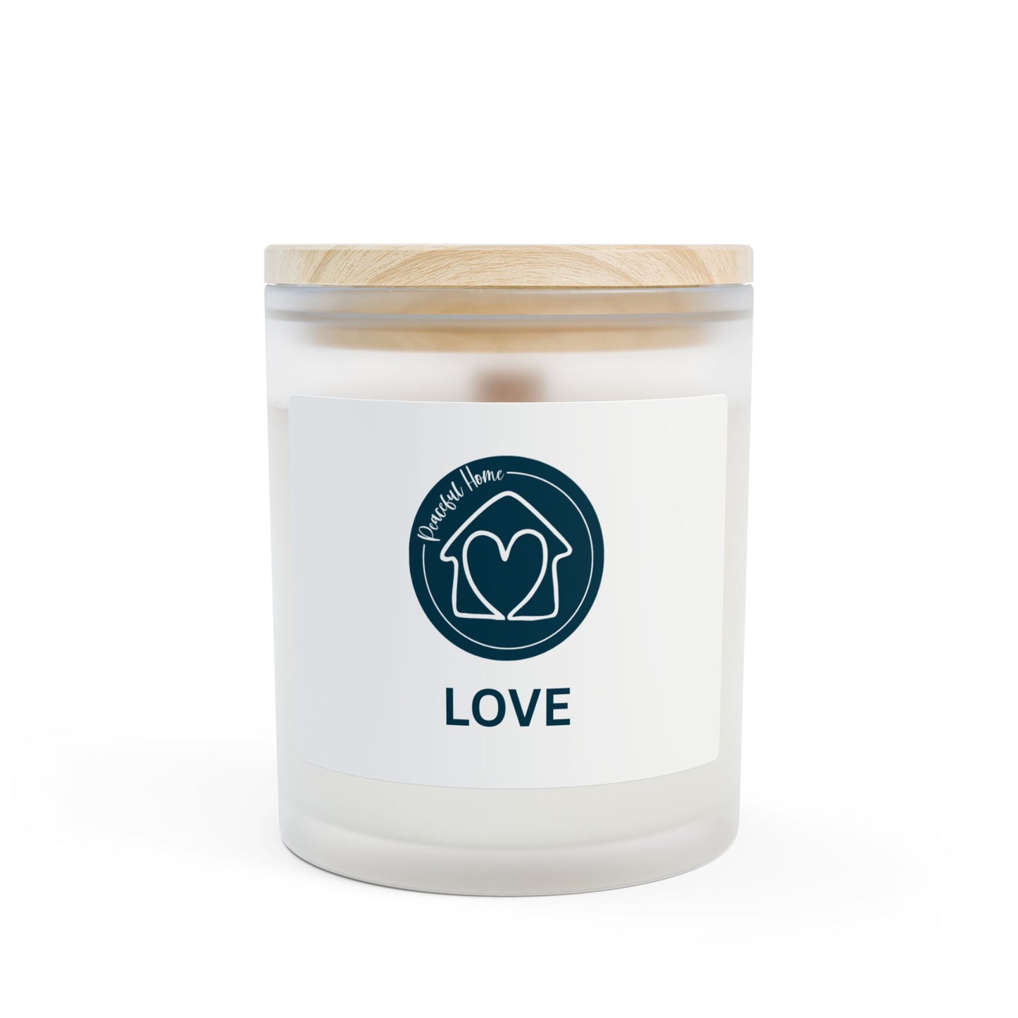 Peaceful Home Values Candle: LOVE