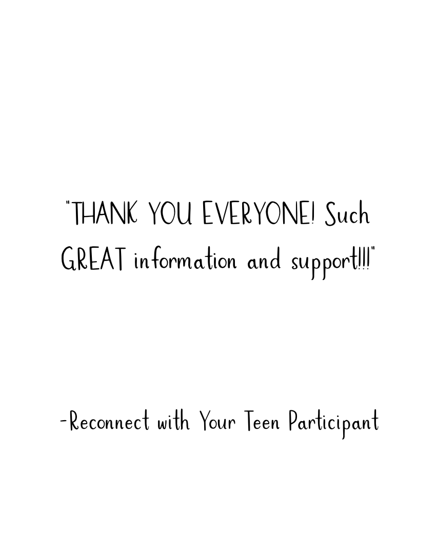 Reconnect with Your Teen