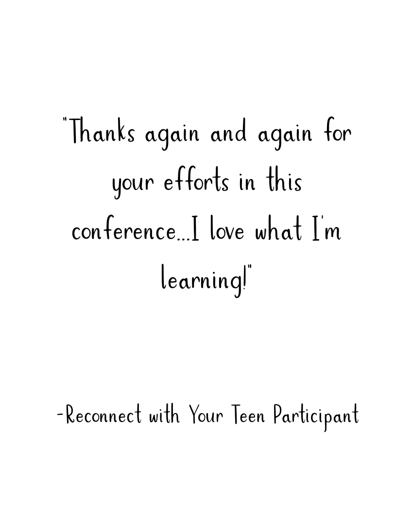 Reconnect with Your Teen