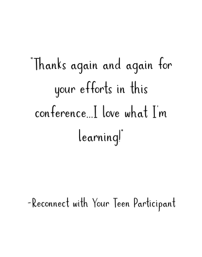 Reconnect with Your Teen
