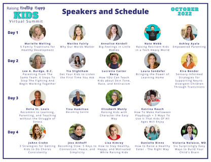 Raising Healthy, Happy Kids Summit All-Access Pass